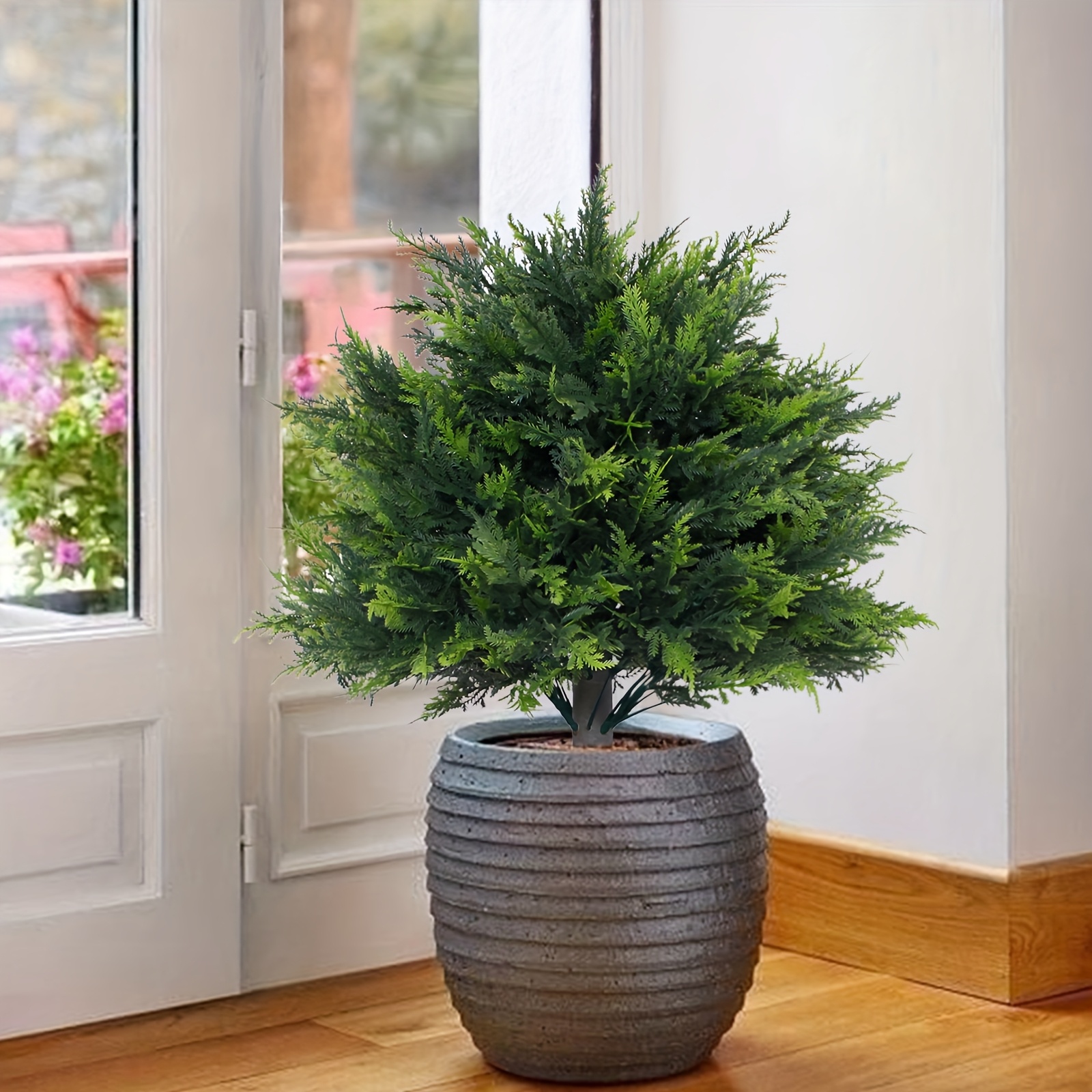 2pcs Outdoor Artificial Greene - Christmas Tree Artificial incelemesi ve fiyatı