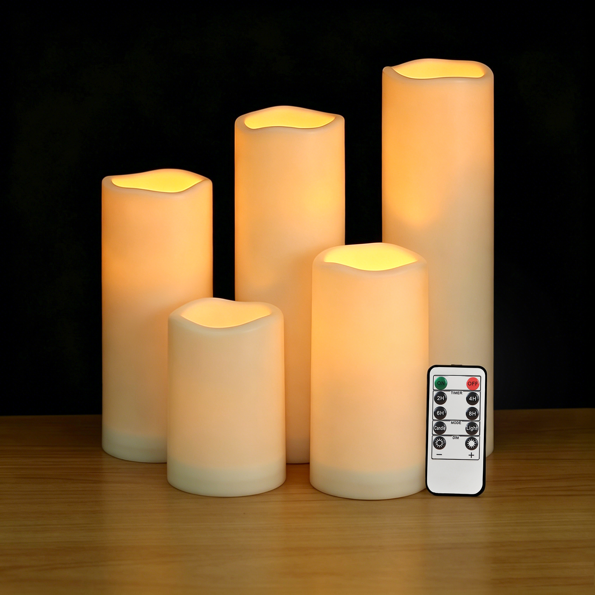 Flameless LED Pillar Candle Wa - Holiday Candle Set incelemesi ve fiyatı