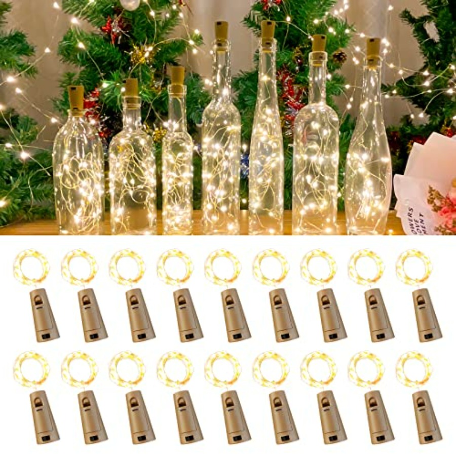 Wine Bottle Lights with Cork,  - Led Fairy String Lights incelemesi ve fiyatı
