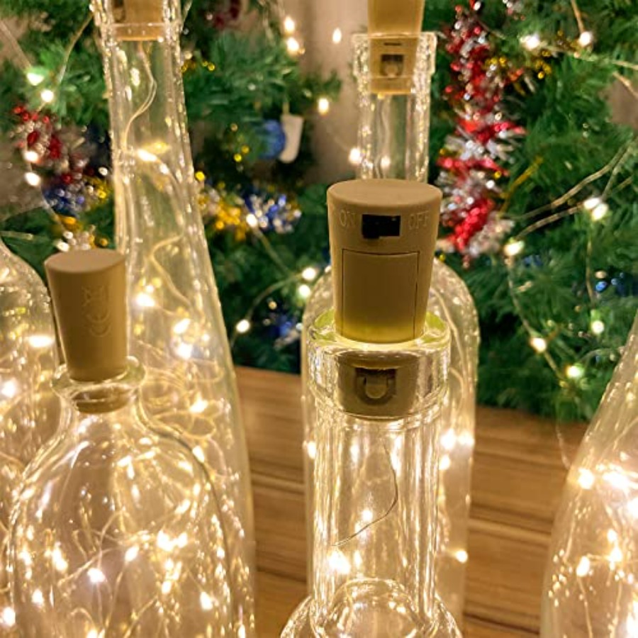 Wine Bottle Lights with Cork,  - Led Fairy String Lights incelemesi ve fiyatı
