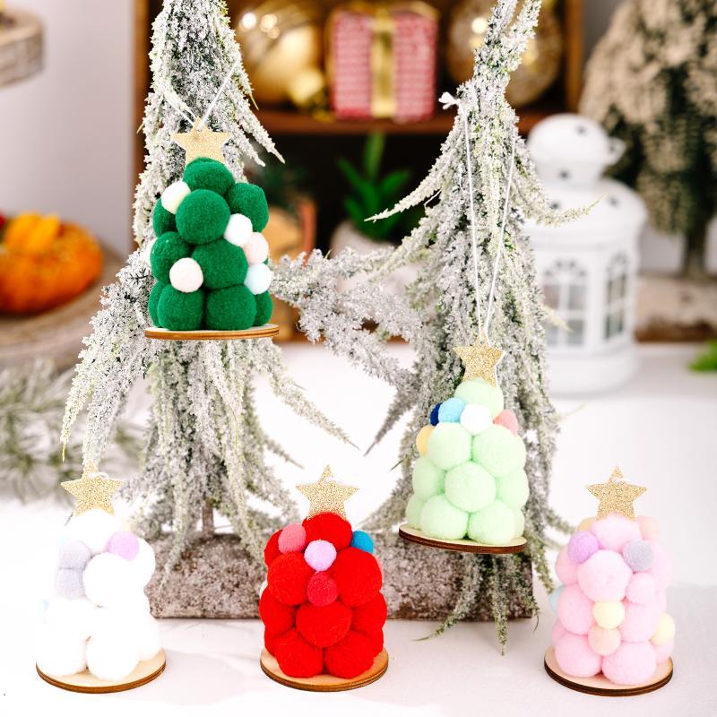 Handmade Fluffy Pom Pom Christ - Star Tree Topper incelemesi ve fiyatı