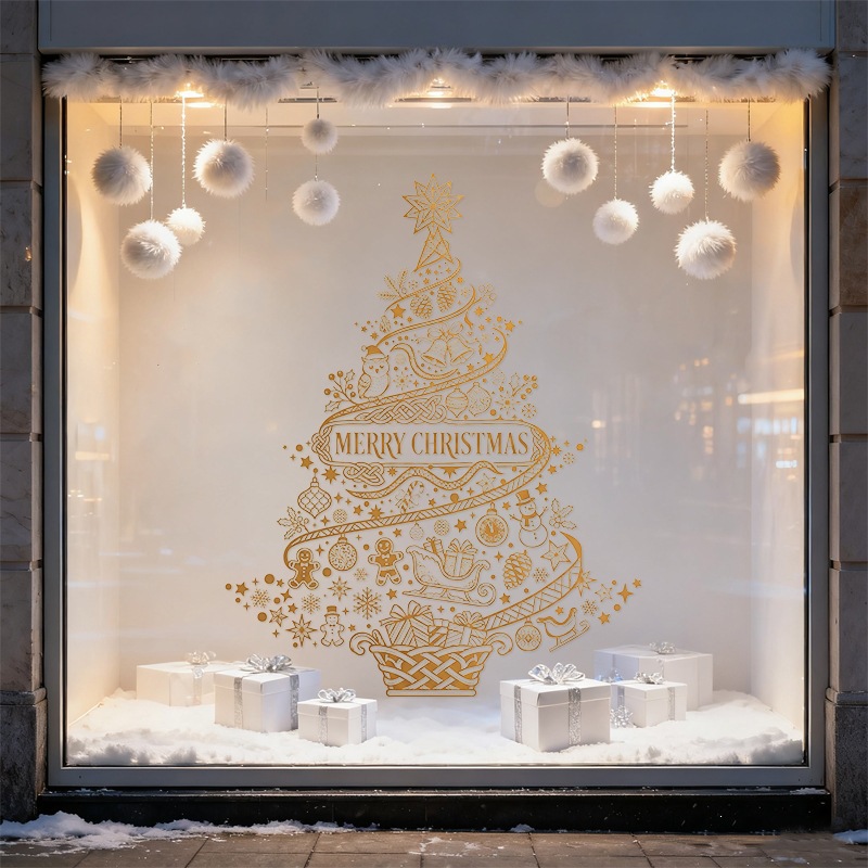 Merry Christmas Home Decoratio - Snowflake Window Decal incelemesi ve fiyatı