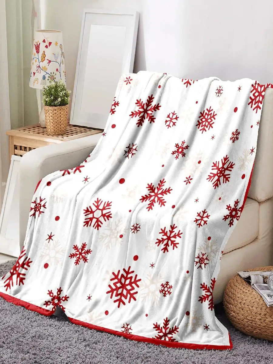Red Snowflake Blanket Super So - Christmas Throw Blanket incelemesi ve fiyatı