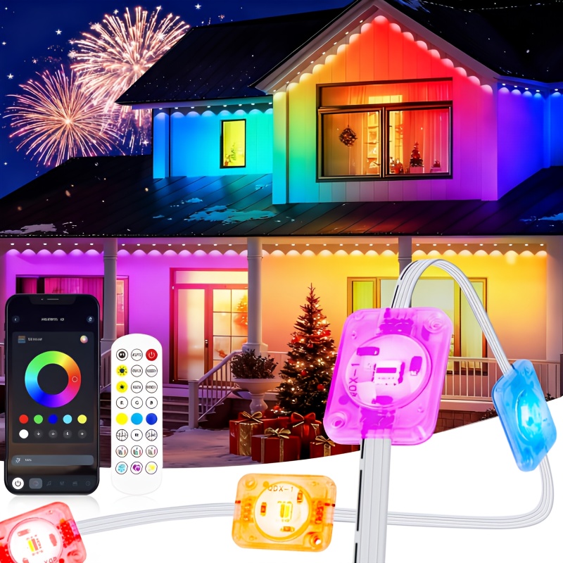 RGB+IC Smart Outdoor Eaves Lig - Christmas Lights Outdoor incelemesi ve fiyatı