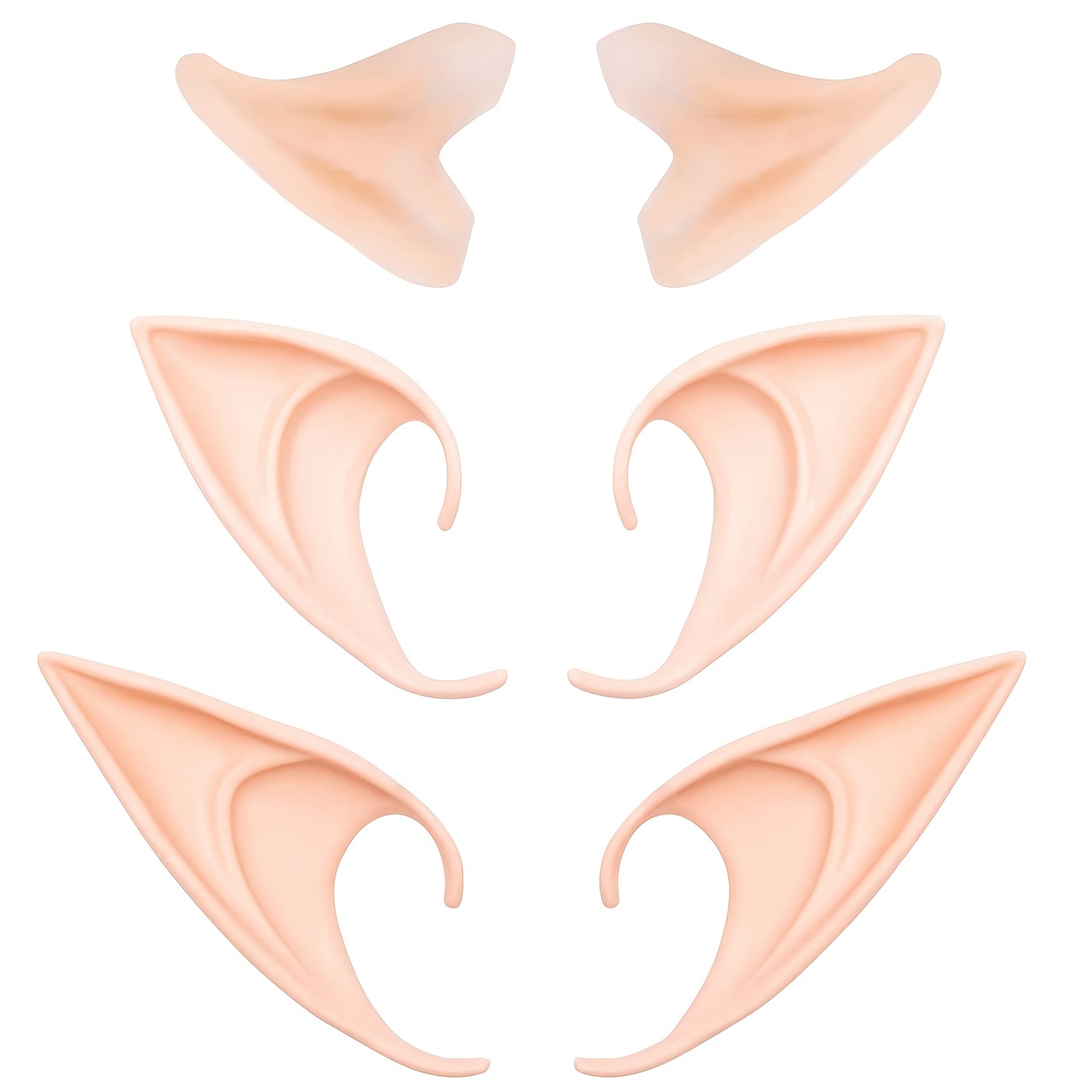 1pair Cosplay Fairy Elf Ears S - Elf Costume Christmas incelemesi ve fiyatı